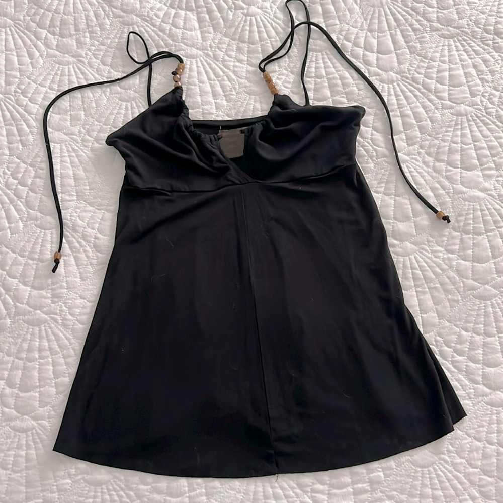 European Mexx ladies drawstring spaghetti strap top